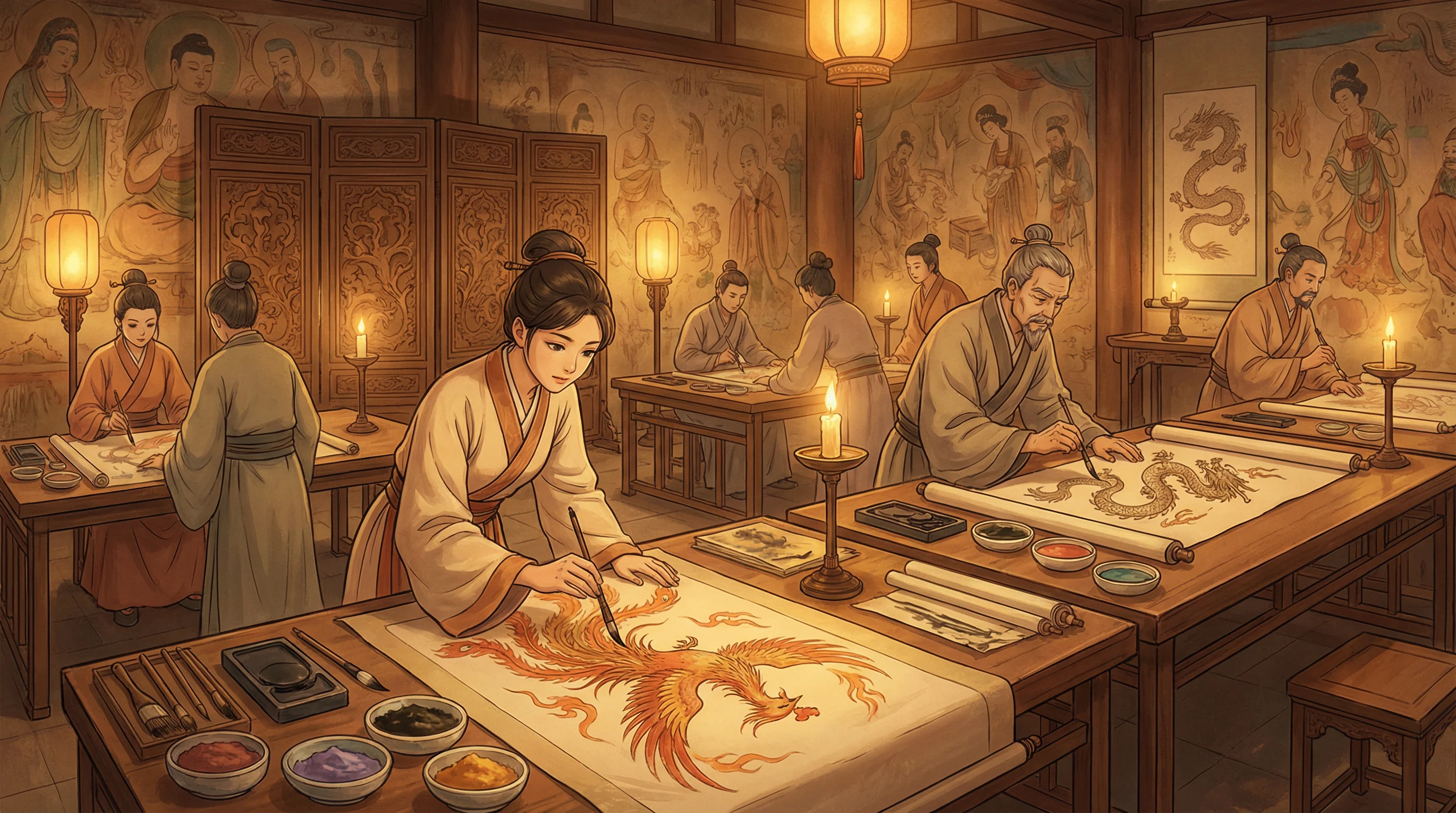 画师入驻 - 魔兽世界boss掉落 国风动漫画师